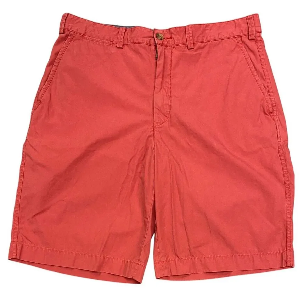 POLO Ralph Lauren Men's Relaxed Fit Chino Shorts Nantucket RED Blue Pony Sz 33